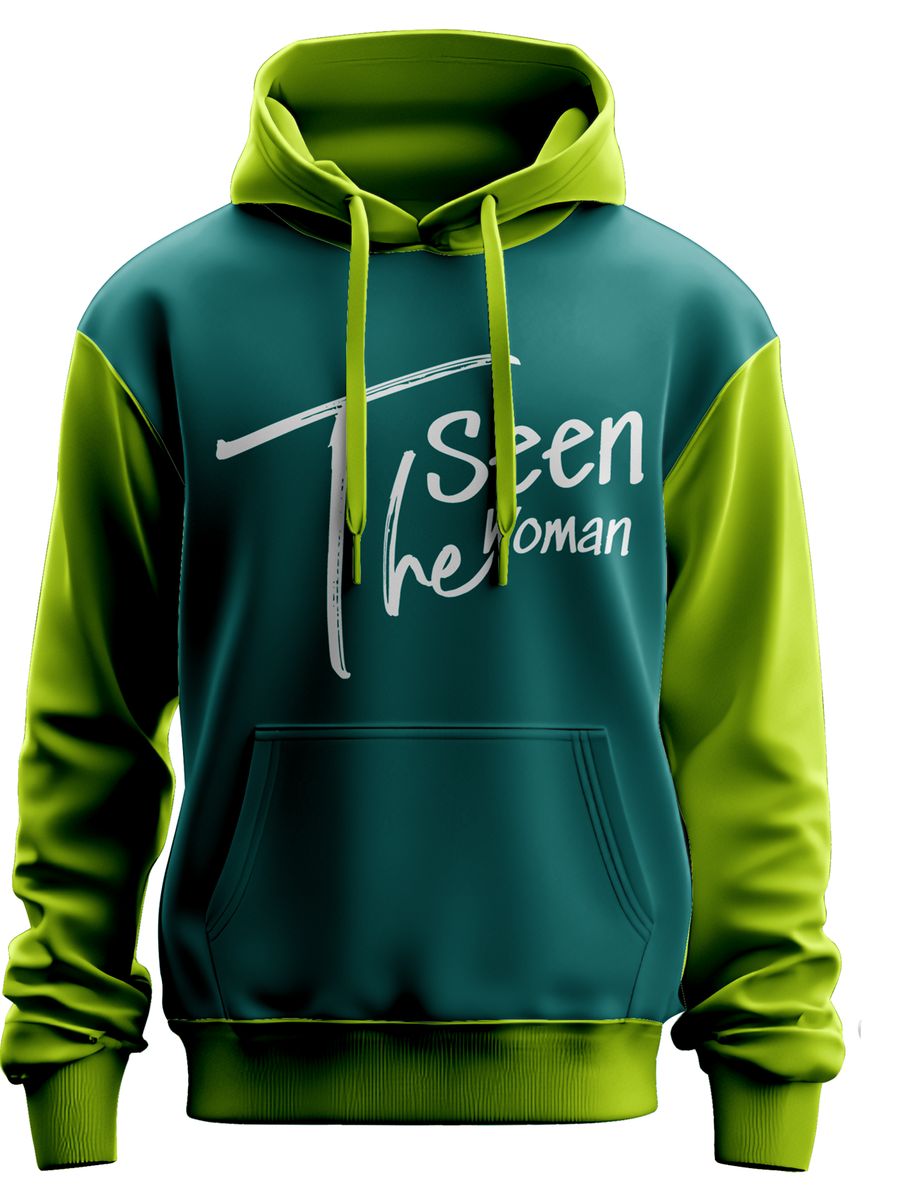 The Seen Woman hoodie, front view
